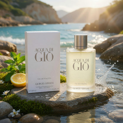 Acqua Di Gio by Giorgio Armani, 3.4 oz EDT Spray for Men