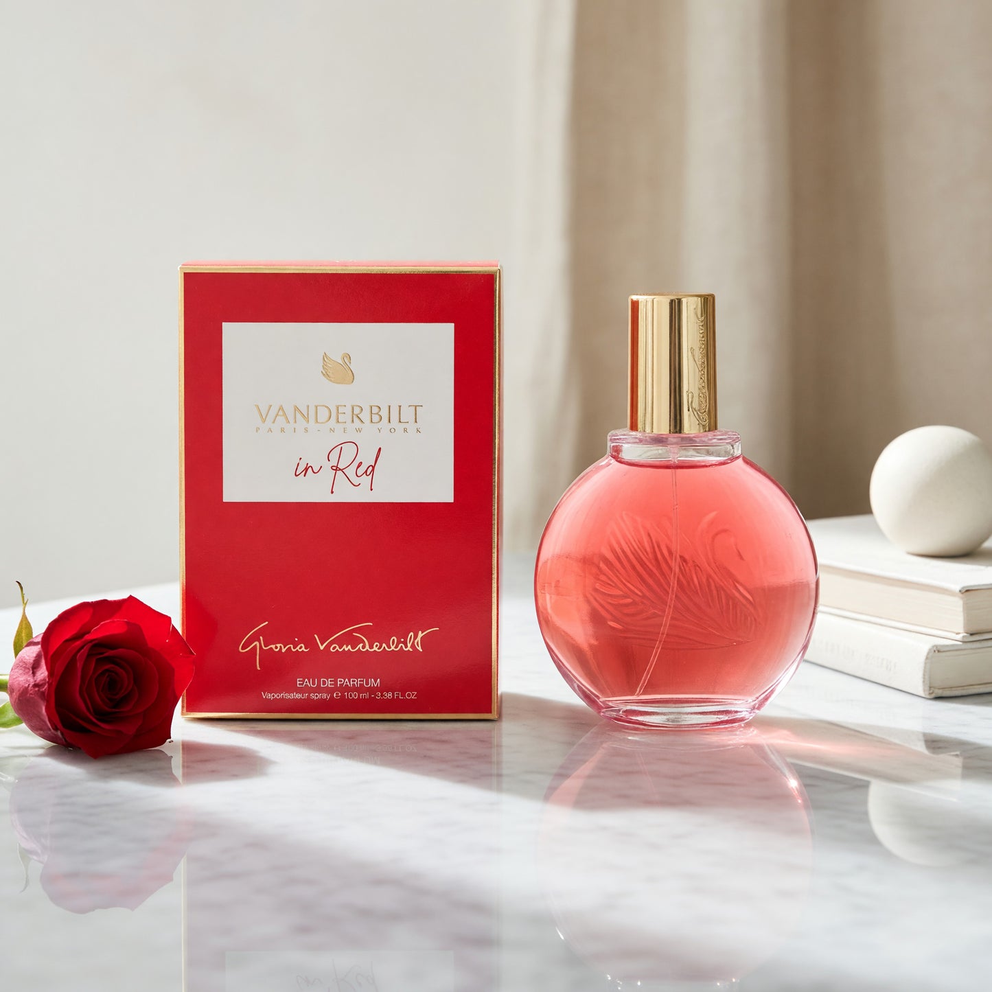 Vanderbilt in Red by Gloria Vanderbilt, 3.3 oz EDP Spray for Women