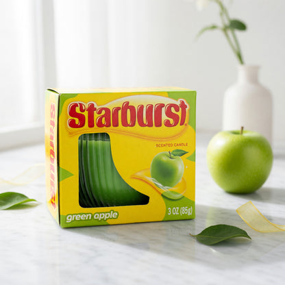 Starburst Scented Candle 3 oz Jar - Green Apple