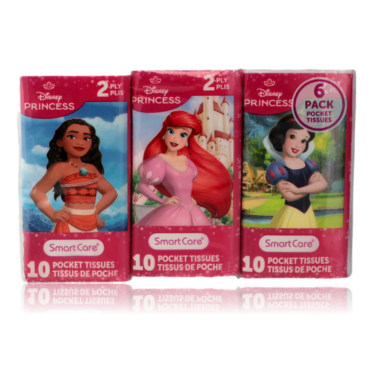 Disney Princess by Disney, 6 Pack 10 Pocket Tissues