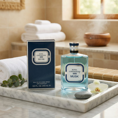 Royal Copenhagen MUSK by Royal Copenhagen, 8 oz Cologne Spray for Men