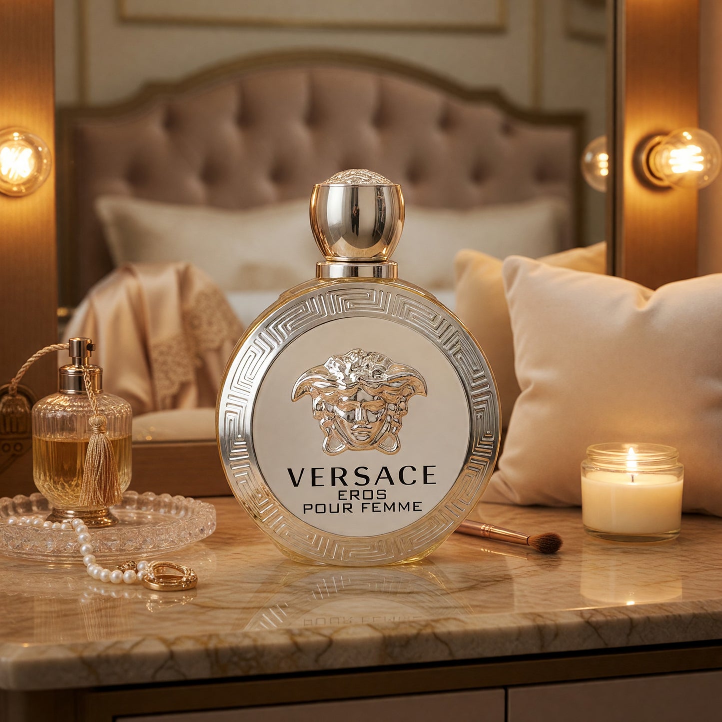 Eros Pour Femme by Versace, 3.4 oz EDP Spray for Women TESTER