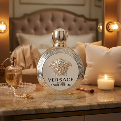 Eros Pour Femme by Versace, 3.4 oz EDP Spray for Women TESTER