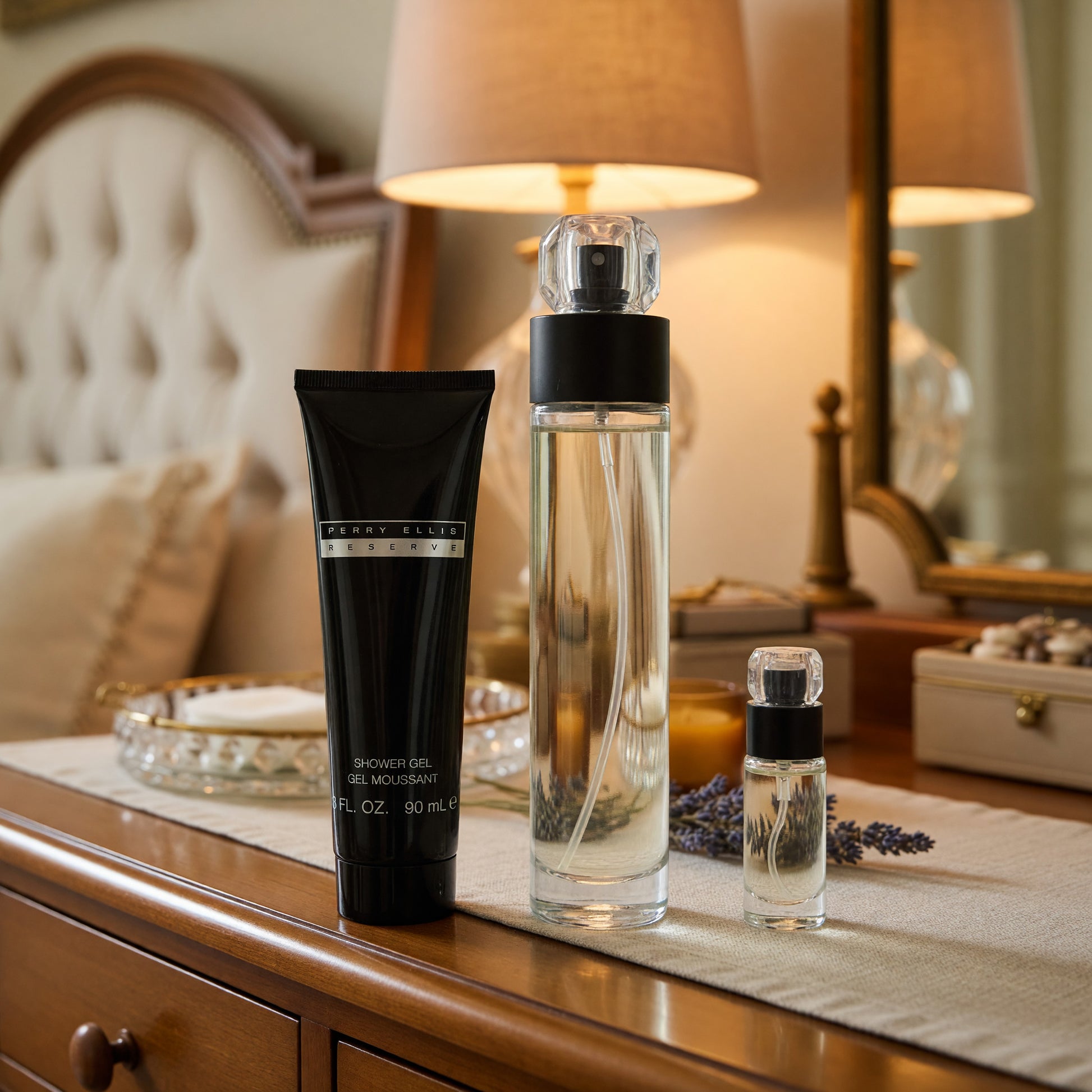 Reserve by Perry Ellis, 3 Piece Deluxe Gift Set for Men