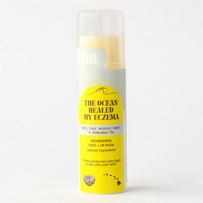 The Ocean Healed My Eczema by Healed By the ocean, Deluxe Size Mongongo Lip Balm