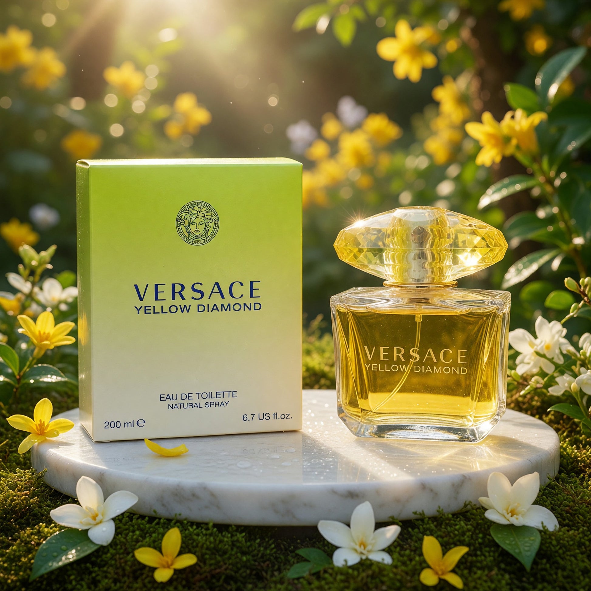 Versace Yellow Diamond by Versace, 6.7 oz EDT Spray for Women