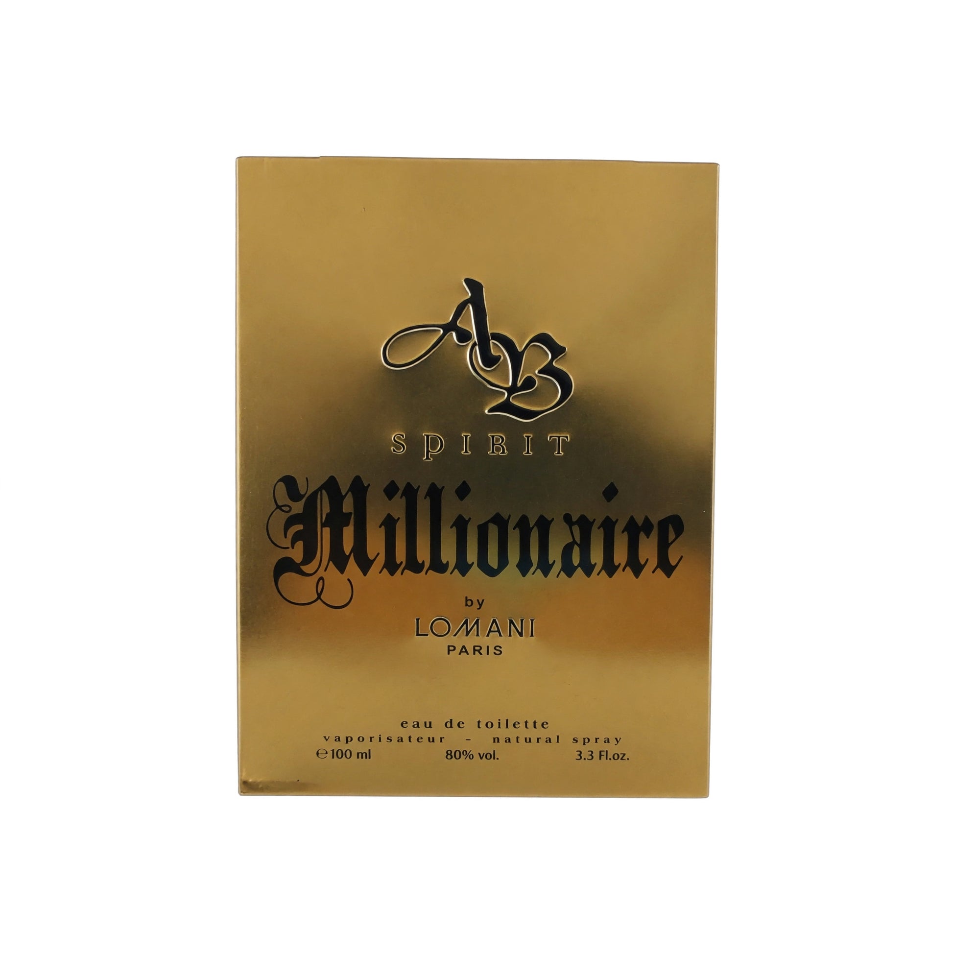 AB Spirit Millionaire by Lomani, 3.3 oz EDT Spray for Men