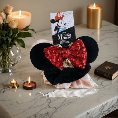 Minnie Mouse Hair Scrunchies by Disney, 2 Pack for Kids