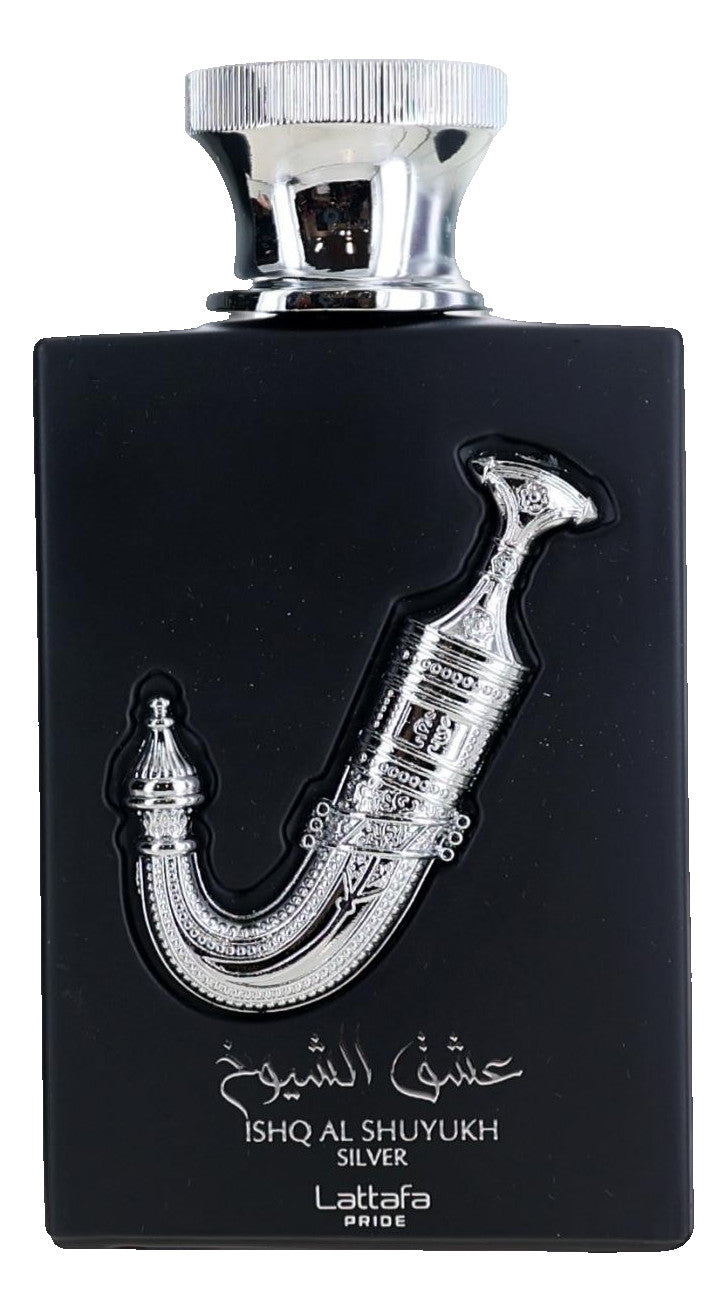 Ishq Al Shuyukh Silver by Lattafa, 3.4 oz EDP Spray for Unisex