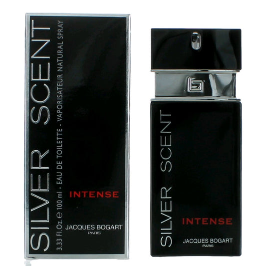 Silver Scent Intense by Jacques Bogart, 3.4 oz EDT Spray for Men