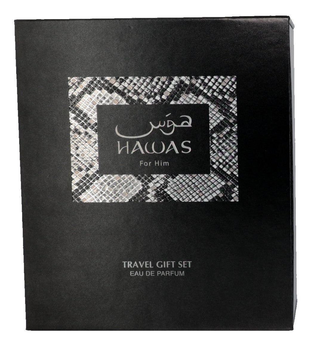 Hawas by Rasasi, 2 Piece Gift Set for Men 