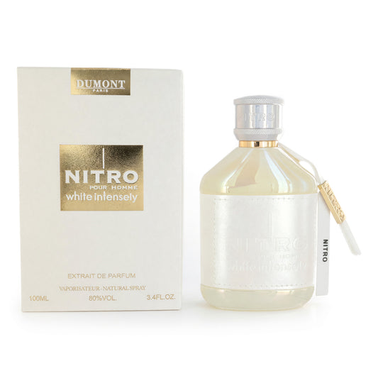 Nitro White Intensely by Dumont, 3.4oz Extrait De Parfum Spray men