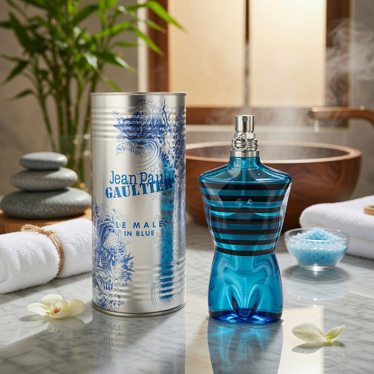 Jean Paul Gaultier Le Male In Blue by Jean Paul Gaultier, 4.2oz EDP Spray men