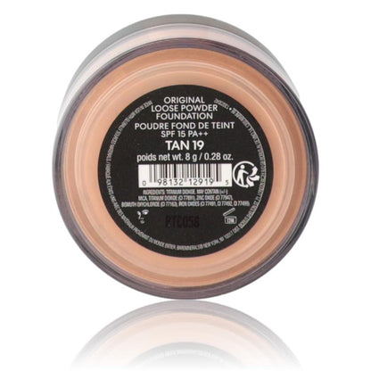 Bare Minerals Loose Powder Foundation, .28oz Powder Foundation SPF 15 - Tan 19