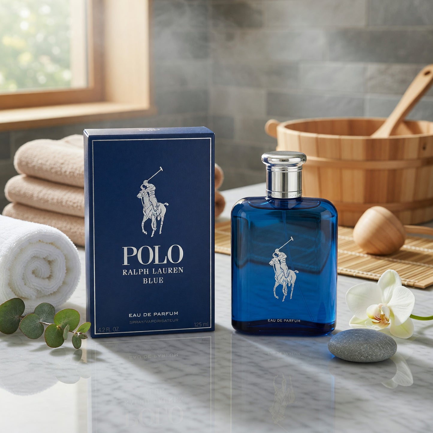 Polo Blue by Ralph Lauren, 4.2 oz EDP Spray for Men