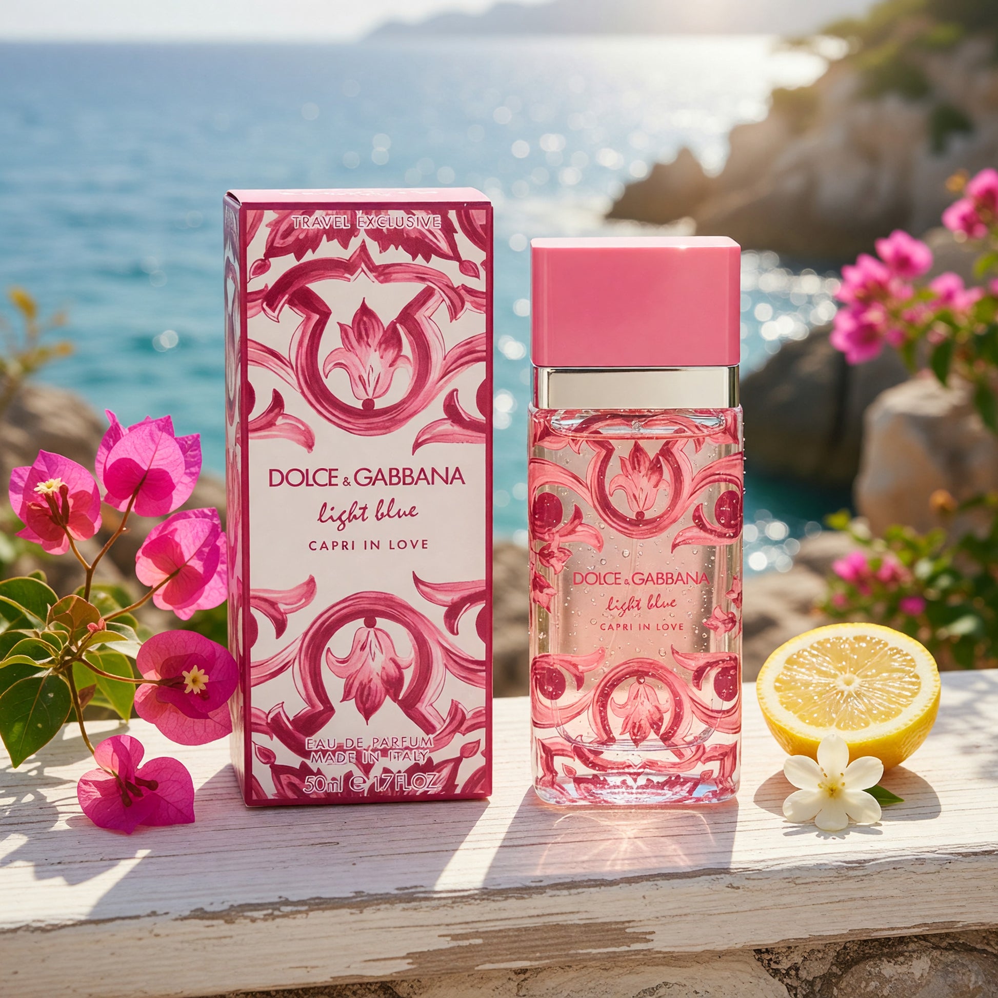Light Blue Capri In Love Rosa by Dolce & Gabbana, 1.7oz EDP Spray women 
