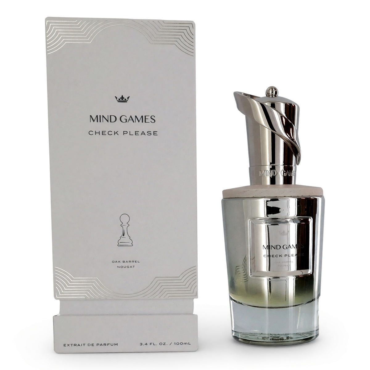 Mind Games Check Please by Mind Games, 3.4oz Extrait de Parfum for Unisex