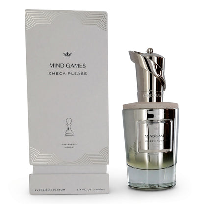 Mind Games Check Please by Mind Games, 3.4oz Extrait de Parfum for Unisex