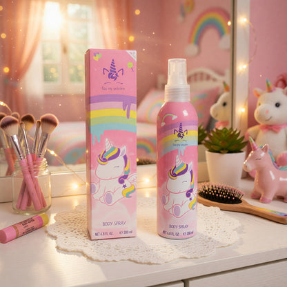 Eau My Unicorn by Disney, 6.8 oz Body Spray for Girls