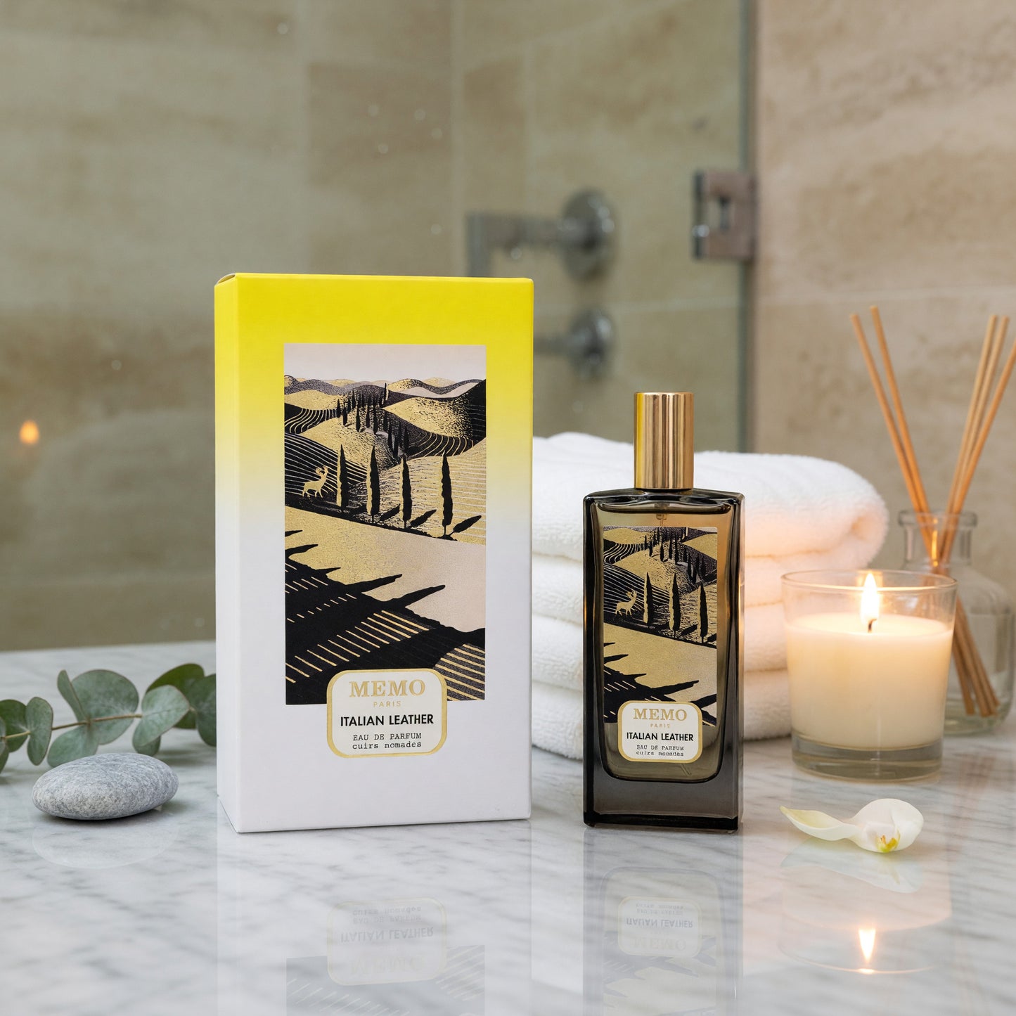 Italian Leather by Memo, 2.5 oz EDP Spray for Unisex 