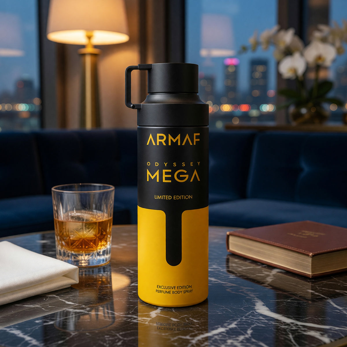 Odyssey Mega by Armaf, 6.8 oz Body Spray For Men