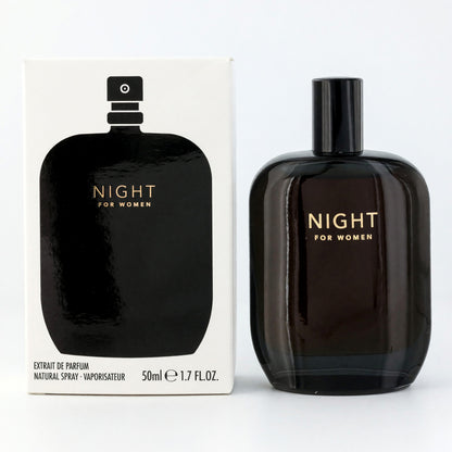Night by Fragrance One, 1.7 oz Extrait de Parfum Spray for Women