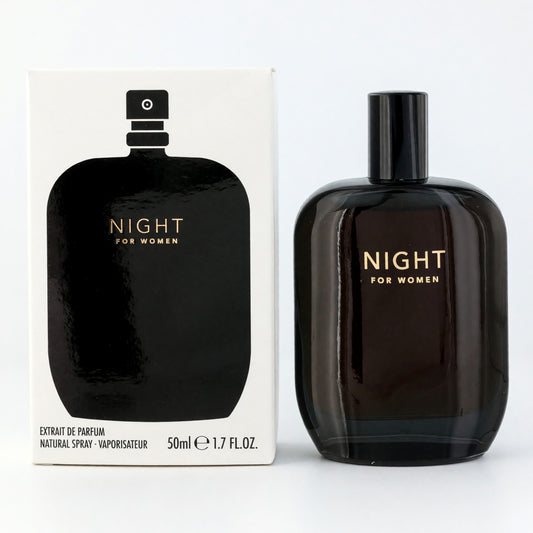 Night by Fragrance One, 1.7 oz Extrait de Parfum Spray for Women