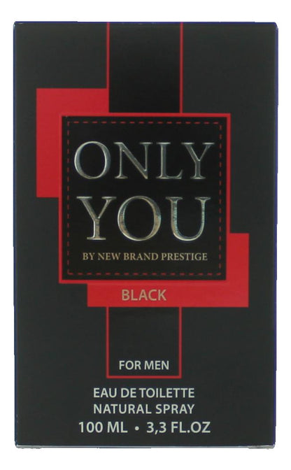 Only You Black by New Brand, 3.3 oz EDT Spray for Men