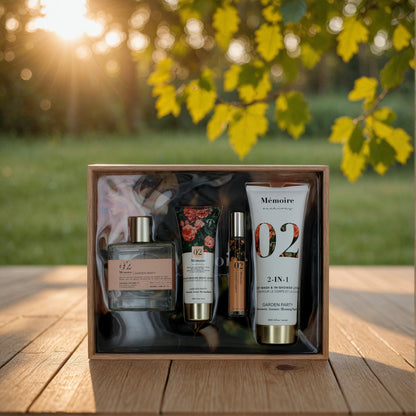 Garden Party by Memoire Archives, 4 Piece Gift Set for Unisex