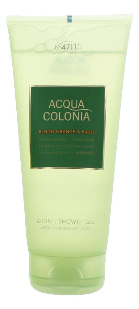 Acqua Colonia Blood Orange & Basil by 4711, 6.8oz Shower Gel for Unisex