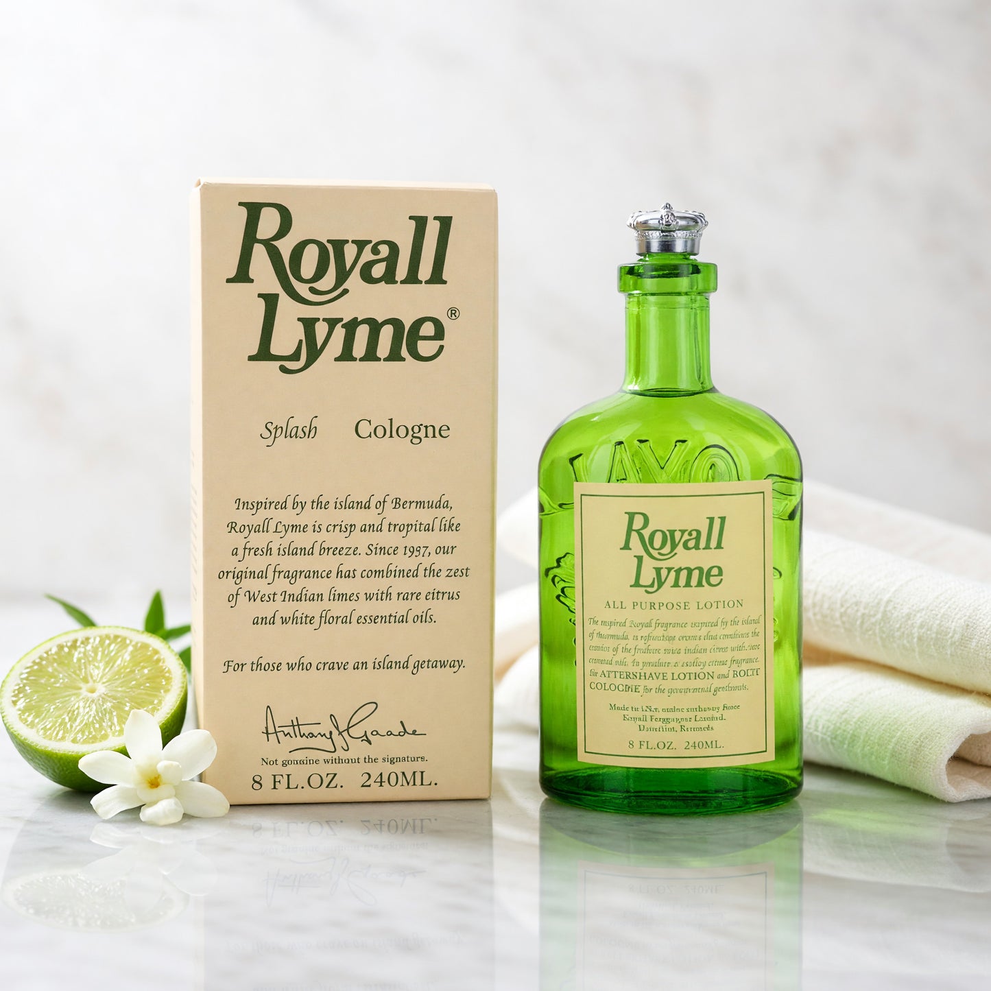 Royall Lyme by Royall Fragrances, 8 oz All Purpose Lotion for Men