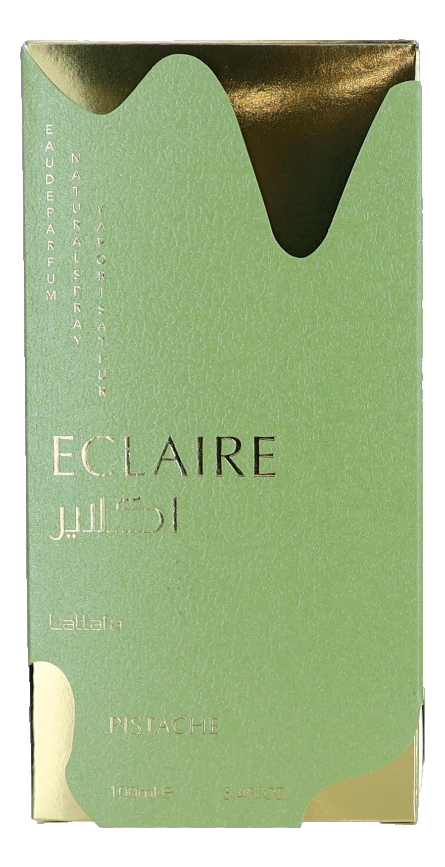 Eclaire Pistache by Lattafa, 3.4 oz EDP Spray for Unisex