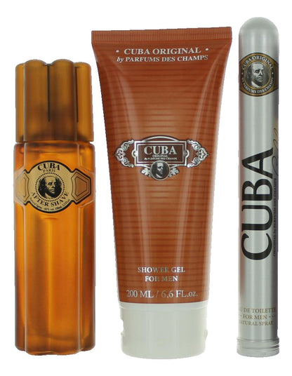 Cuba Gold by Cuba, 4 Piece Gift Set for Men