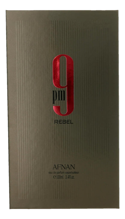 9 PM Rebel by Afnan, 3.4 EDP Spray for Unisex