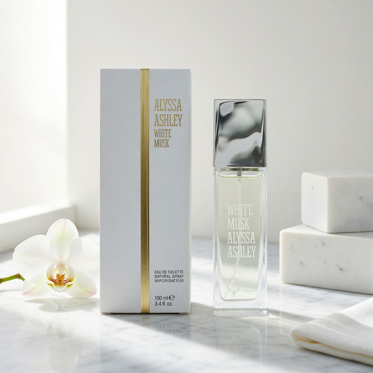 White Musk by Alyssa Ashley, 3.4 oz EDT Spray for Women