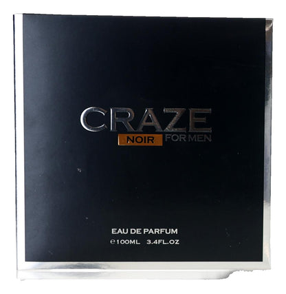 Craze Noir by Armaf, 3.4 oz EDP Spray for Men