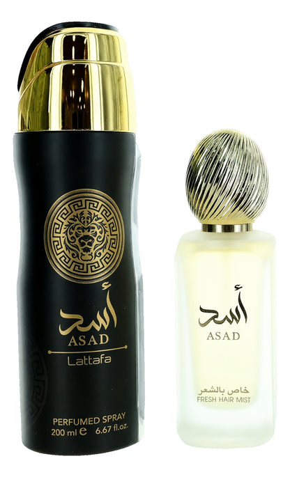 Asad by Lattafa, 3 Piece Gift Set for Men