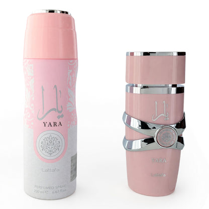 Yara by Lattafa, 2 Piece Gift Set for Women