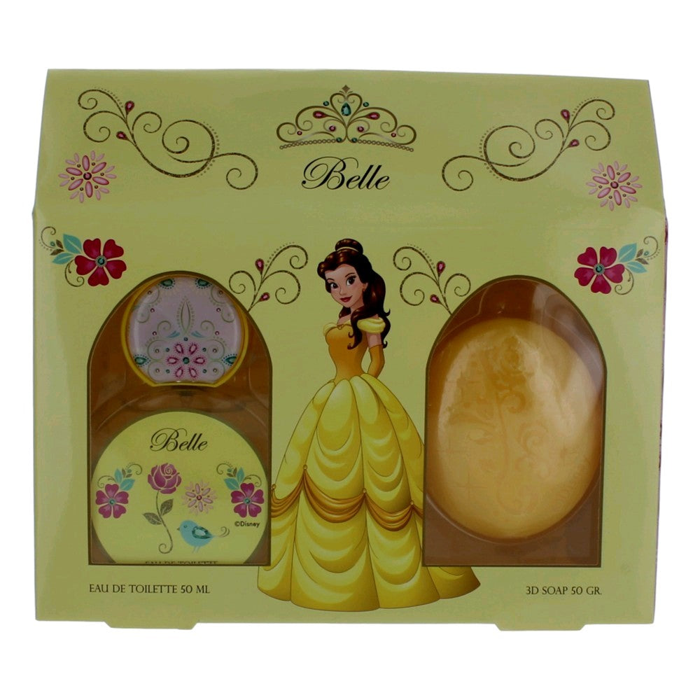 Belle by Disney Princess, 2 Piece House Gift Set for Girls