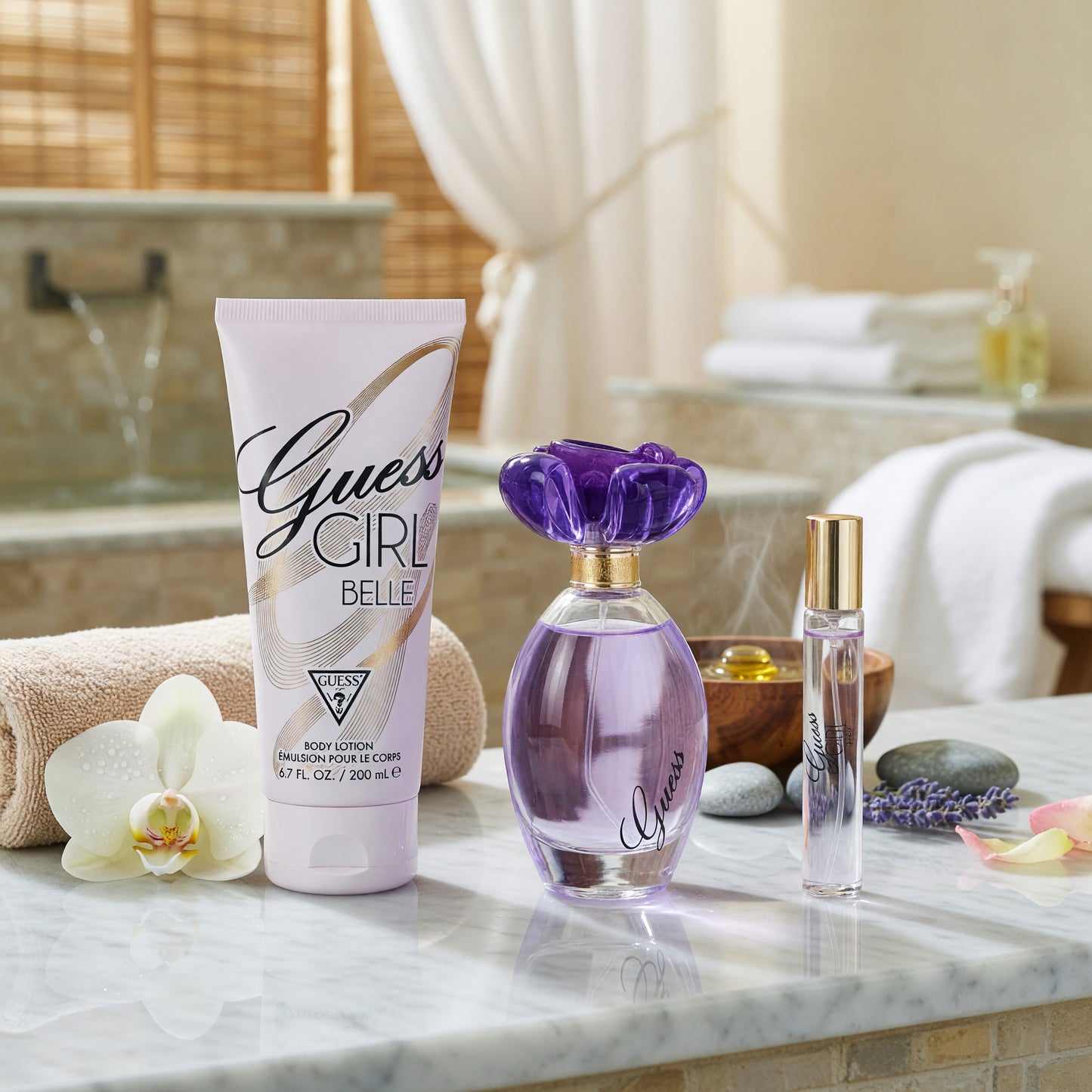 Guess Girl Belle by Guess, 3 Piece Gift Set for Women