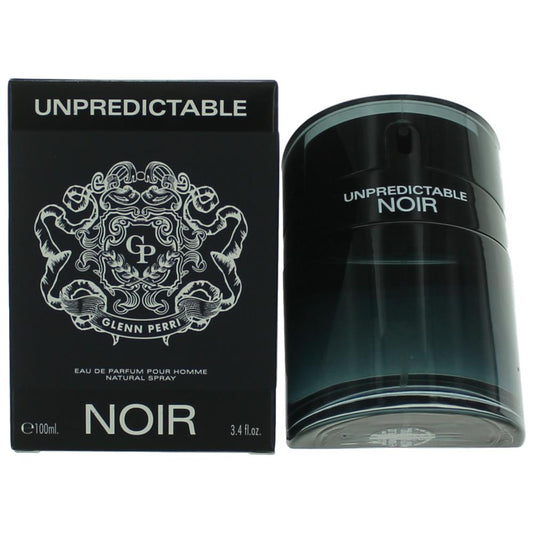 Unpredictable Noir Pour Homme by Glenn Perri, 3.4 oz EDP Spray for Men