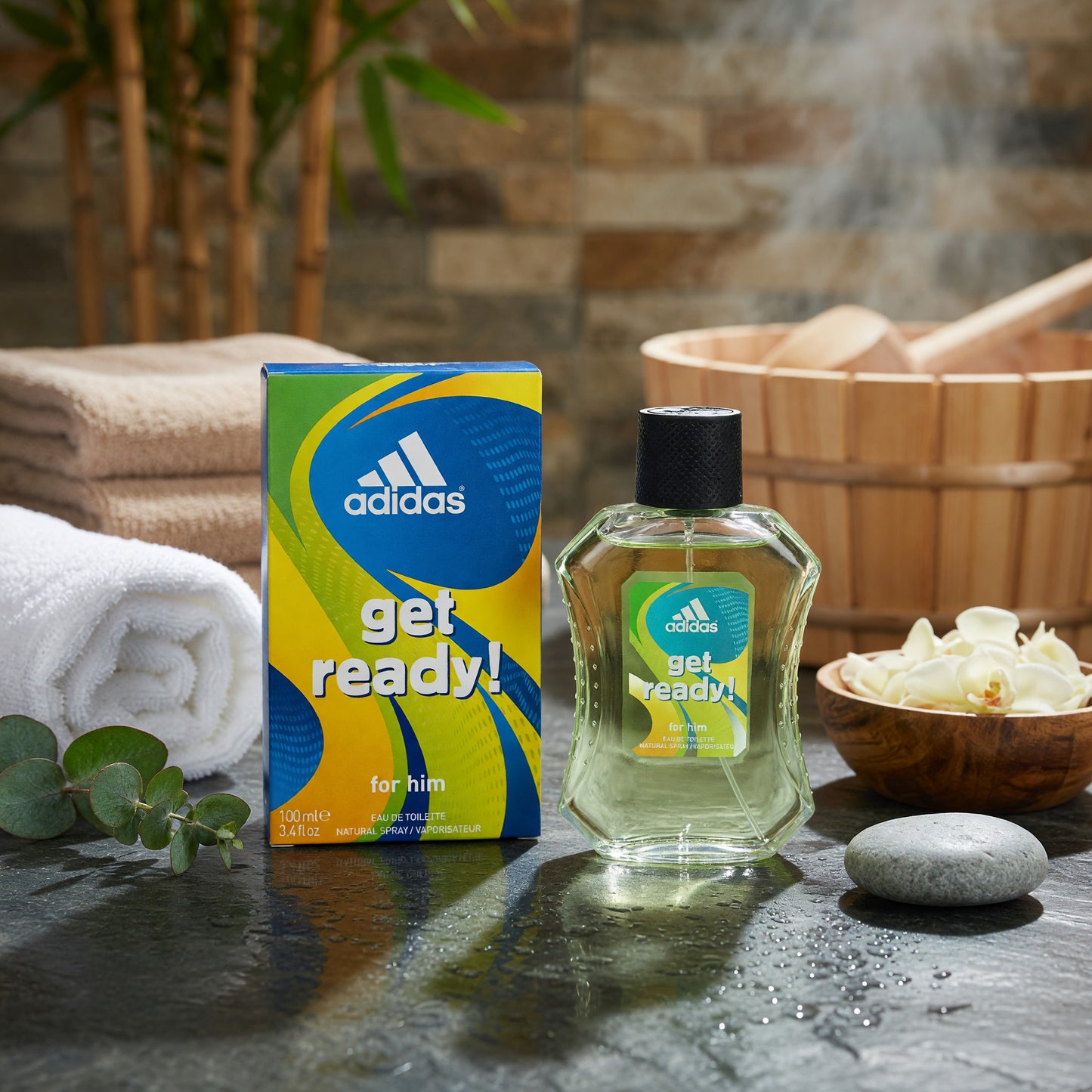 Adidas Get Ready by Adidas, 3.4 oz EDT Spray for Men