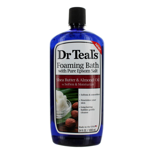 Shea Butter & Almond Oil by Dr. Teal's, 34 oz Foaming Bubble Bath