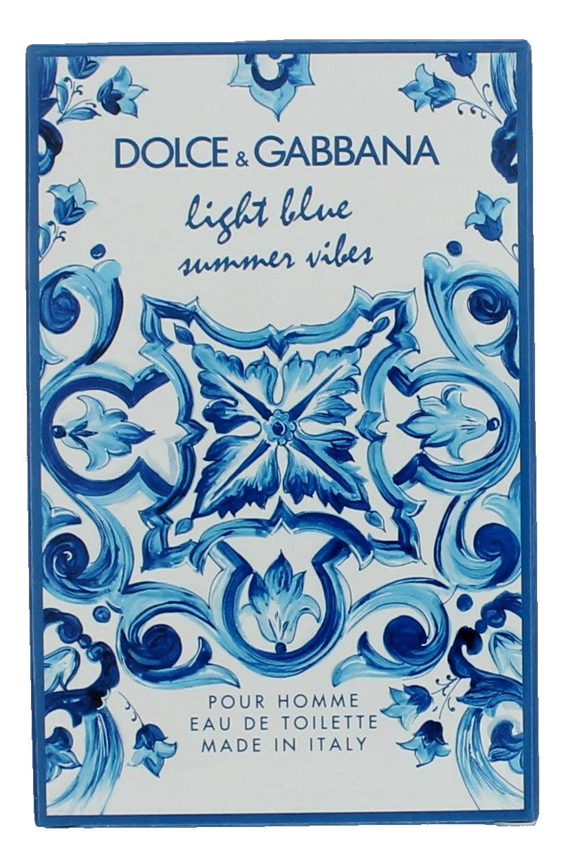 Light Blue Summer Vibes by Dolce & Gabbana, 4.2 oz EDT Spray for Men
