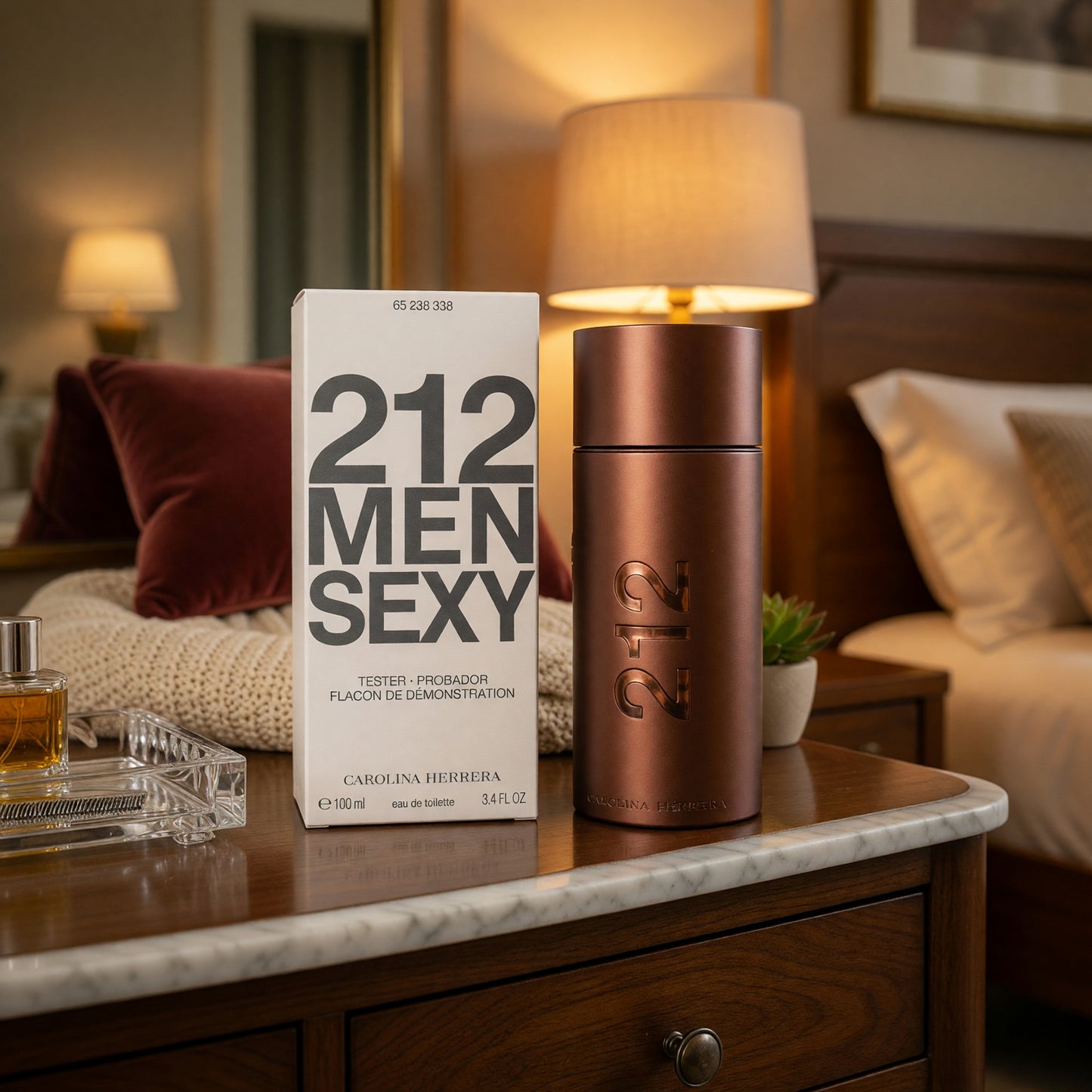 212 Sexy by Carolina Herrera, 3.4 oz EDT Spray for Men TESTER