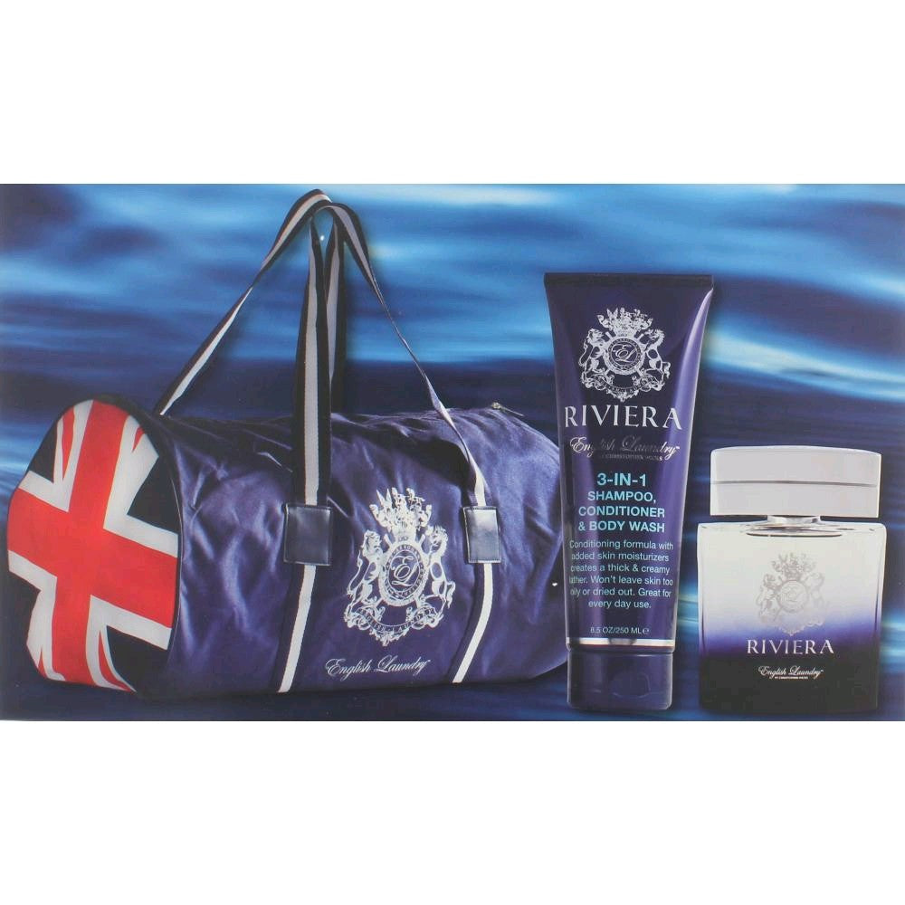 Riviera by English Laundry, 3 Piece Gift Set for Men with Bag