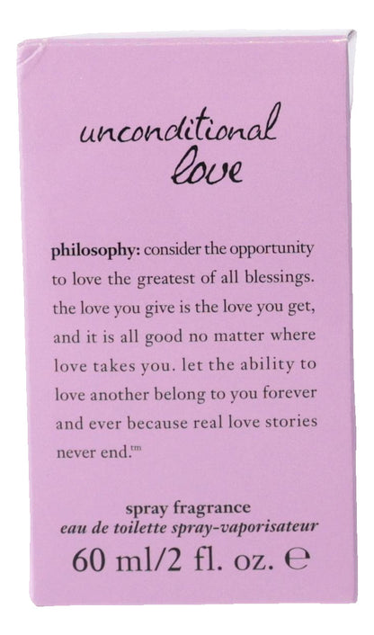 Unconditional Love by Philosophy, 2 oz EDT Spray for Women