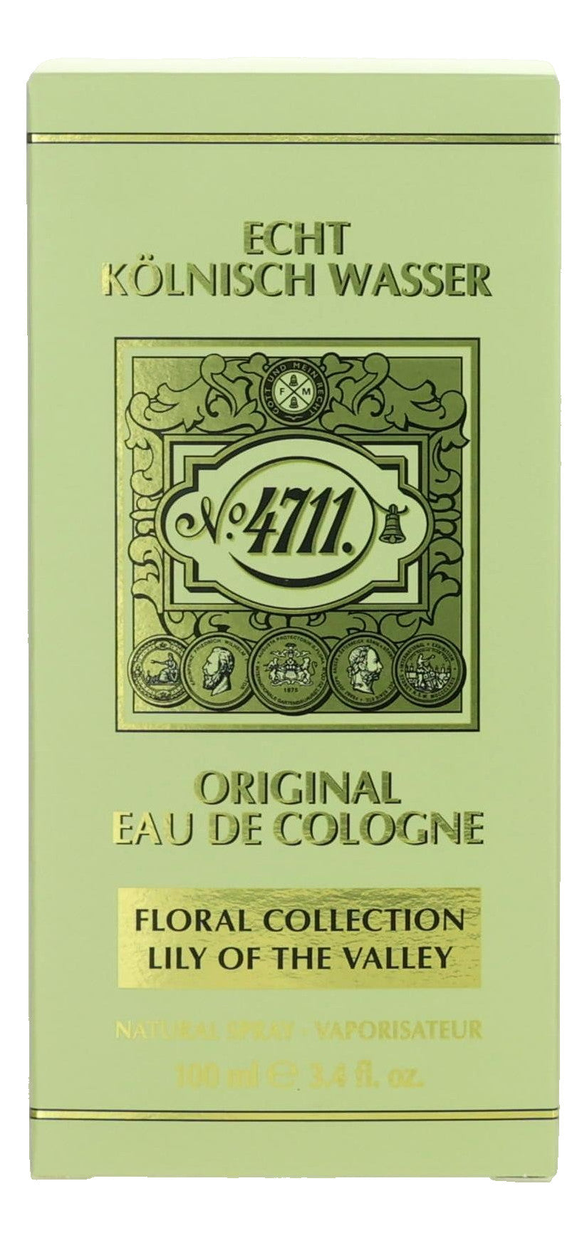 4711 Floral Collection Lily of the Valley, 3.4oz Eau De Cologne Spray for Unisex