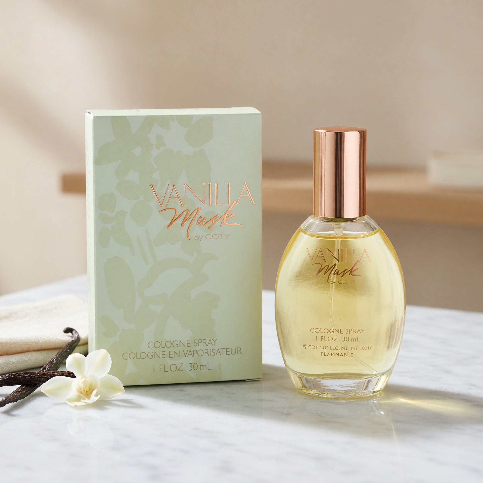 Vanilla Musk by Coty, 1 oz Cologne Spray for Women