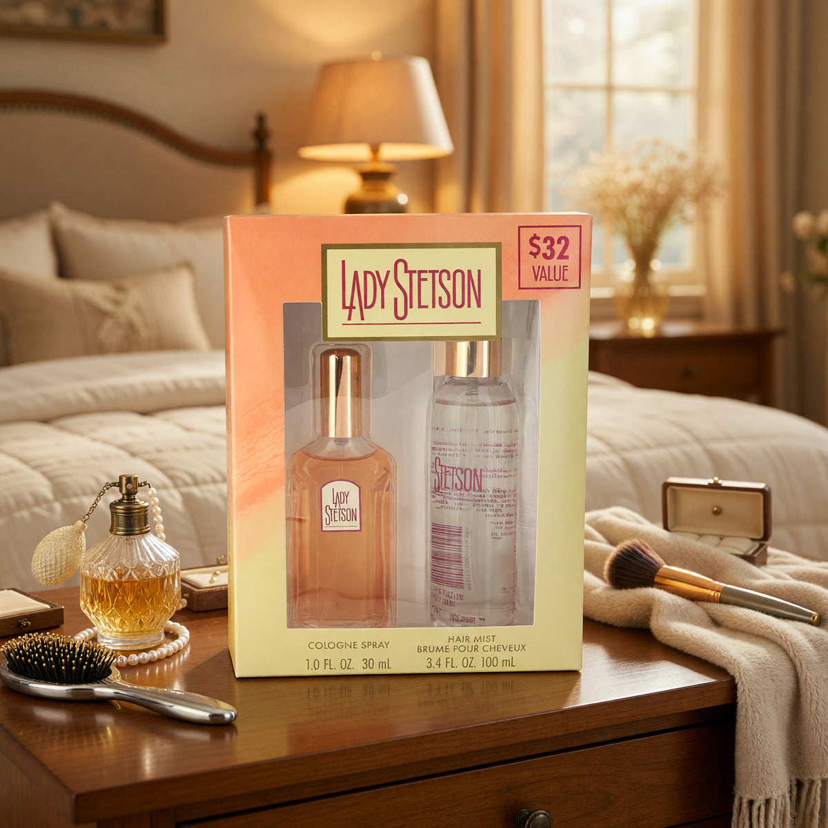Lady Stetson by Coty, 2 Piece Gift Set for Women 